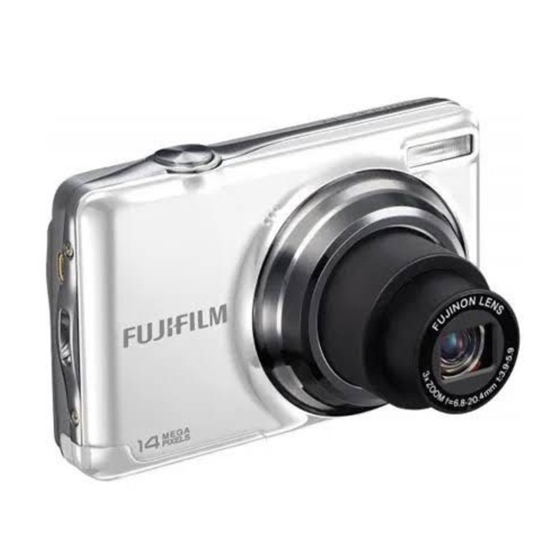 Appareil Photo Compact Fujifilm FinePix JV300 Blanc 14 MP - Zoom 3x - Occasion Avec Rayures écran